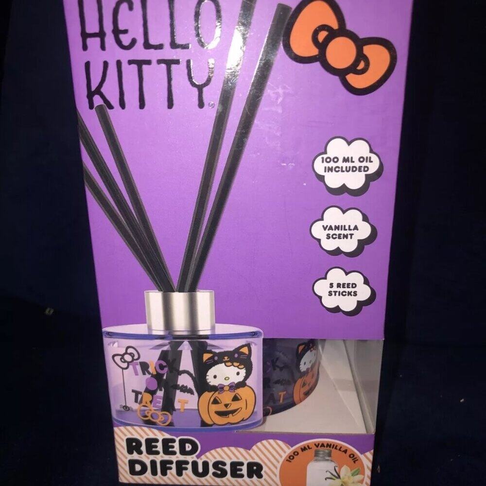 Hello Kitty, Halloween Reed Diffuser! Vanilla Scented! New 2024!